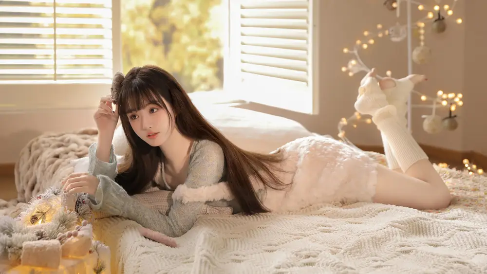 温馨居家少女写真