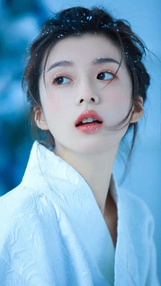 2160x3840 Mobile 人像摄影 Wallpaper - 清冷系古风美人特写
