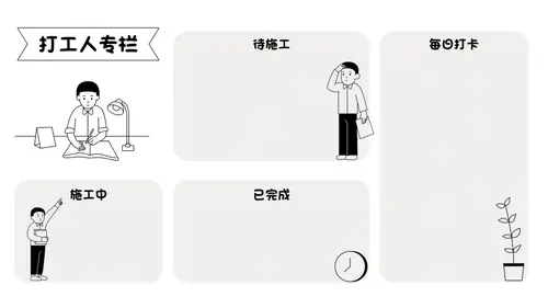 打工人电脑桌面壁纸，把“下班”写在桌面上