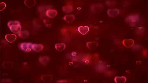 3840x2160 Desktop 视觉艺术 Wallpaper - Romantic Red Heart Bokeh Background