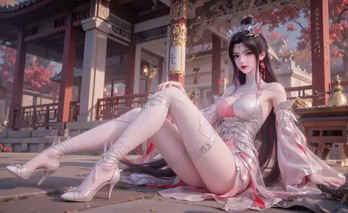 4096x2504 Desktop Wallpaper - 古风绝美仙女高清壁纸